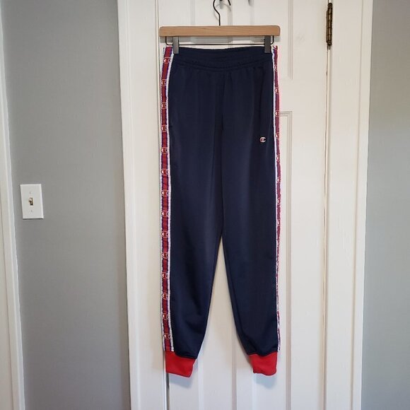 Champion Vintage 90's Y2K Baggy Logo Jogger Pants - Picture 1 of 7
